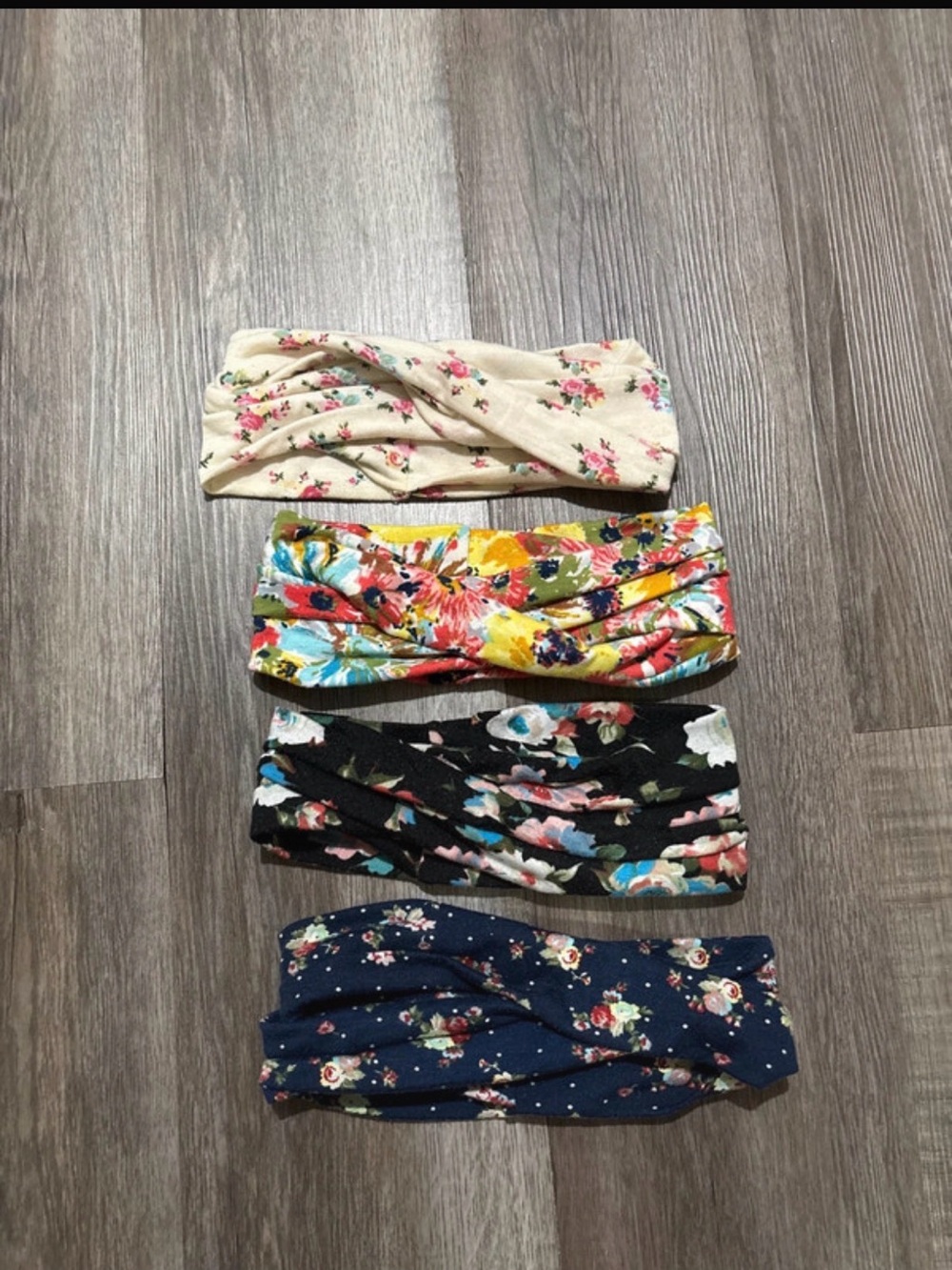 Amazon Floral Twist Headbands - Multicolor Floral Prints
